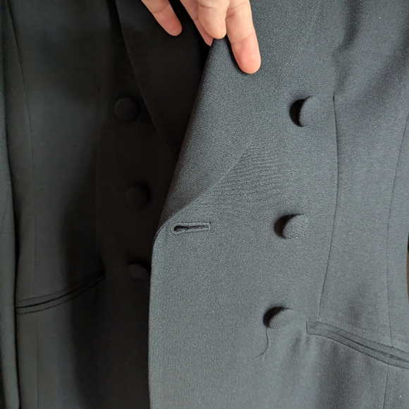 Vintage Black Blazer - 4 - Picture 4 of 5
